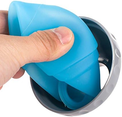 Gourde Portable Pour Animaux Domestiques Avec Écuelle Intégrée Et Mousqueton