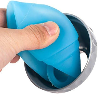 Gourde Portable Pour Animaux Domestiques Avec Écuelle Intégrée Et Mousqueton
