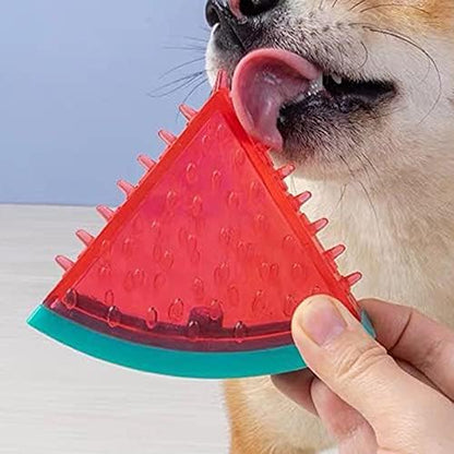 Jouet à mâcher rafraîchissant pour chien en forme de fruit