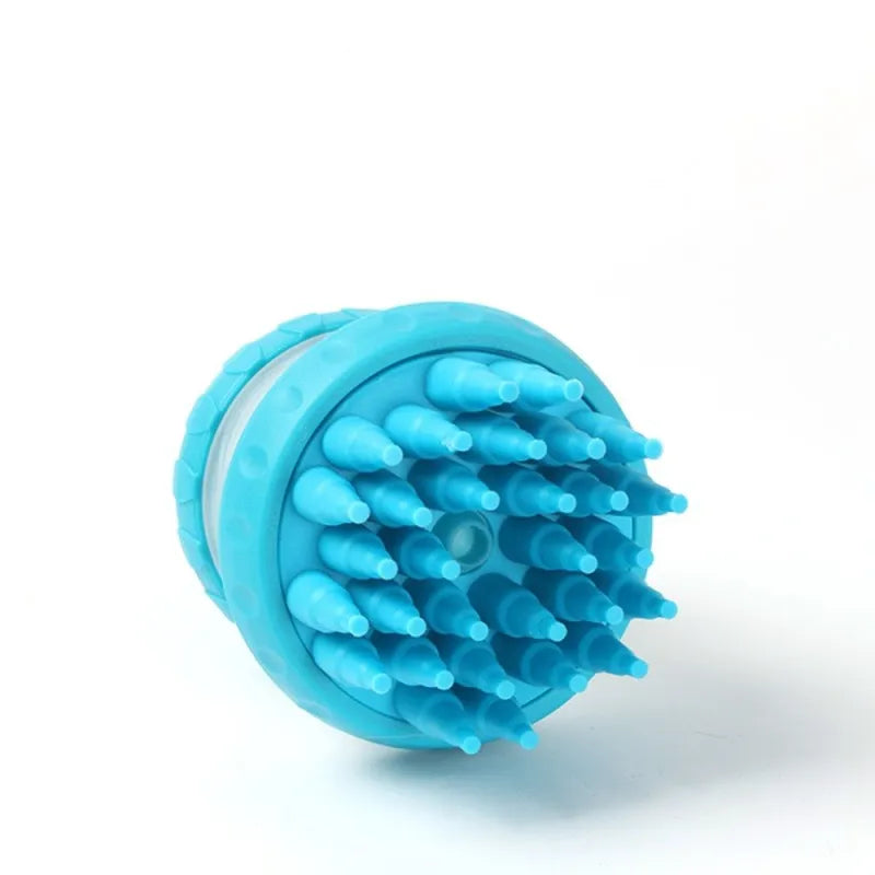 Brosse en Silicone pour le Soin du Pelage des Animaux de Compagnie - Brosse de Massage pour le Bain des Chiens et des Chats