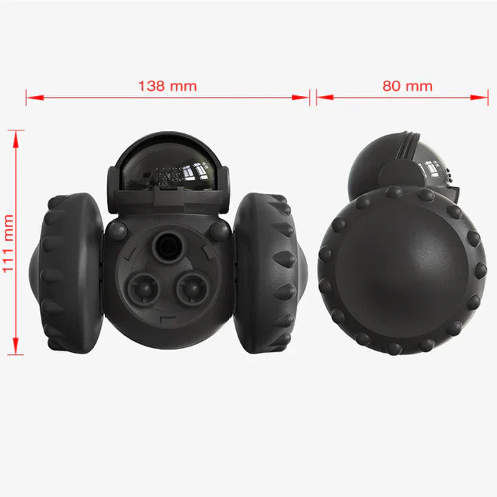 Jouet Alimentaire Interactif à Roulettes pour Animaux de Compagnie