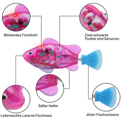Jouets Aquatiques Interactifs - Poissons Flottants pour Animaux de Compagnie