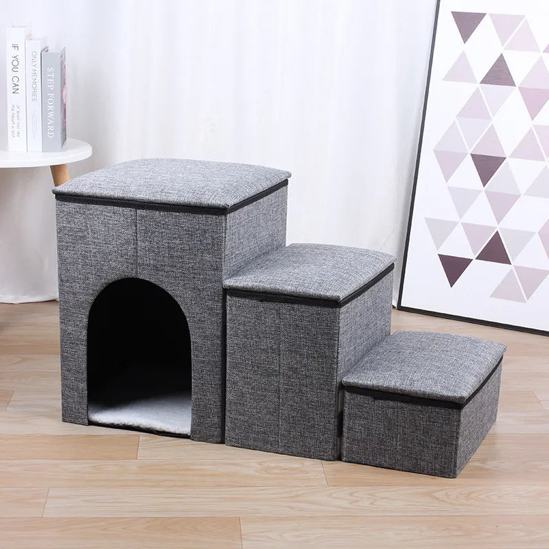 Escalier et Rampe pour Animaux Domestiques - Stable et Pliable , pour Chiens et Chats