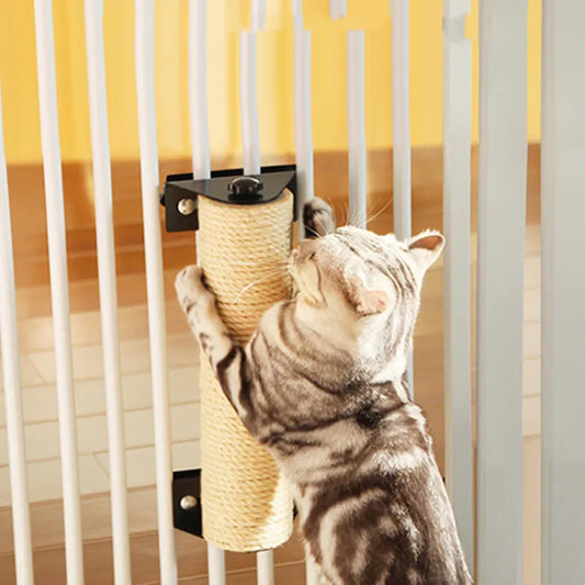 Rouleau à Griffer pour Chats pour Cadre de Porte - Fixation Murale et Robuste