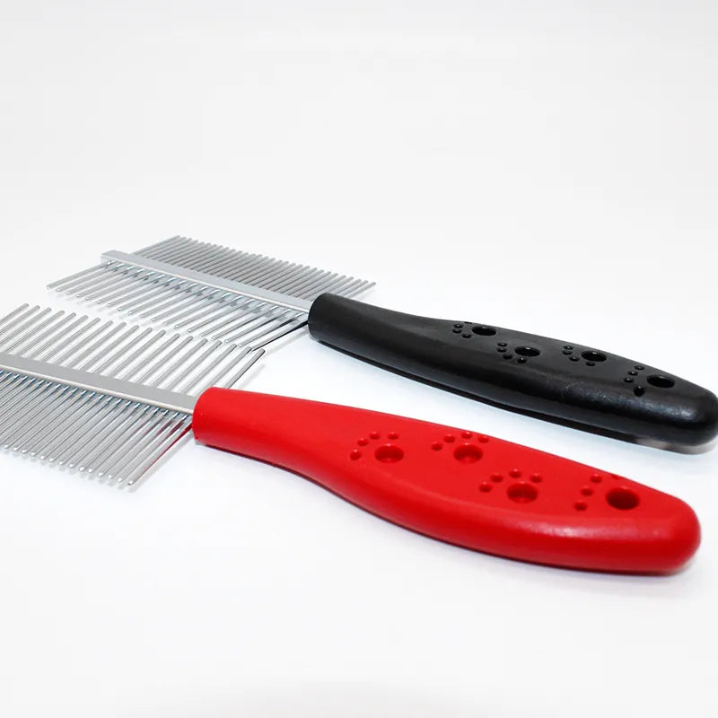 Set de Peignes de Soins Capillaires - Peignes Professionnels pour Volume et Styling en Rouge et Noir