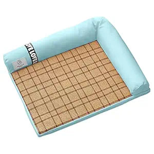 Lit pour Chien D' Angle à Bords Souples - Lit Confortable pour Petits Chiens et Chats