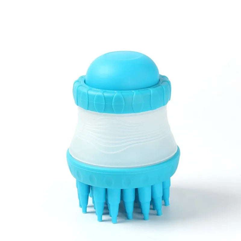Brosse en Silicone pour le Soin du Pelage des Animaux de Compagnie - Brosse de Massage pour le Bain des Chiens et des Chats