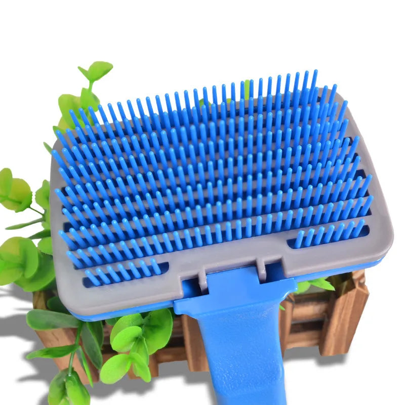 Brosse à Poils en Plastique pour Chiens et Chats Démêle le Pelage en Douceur