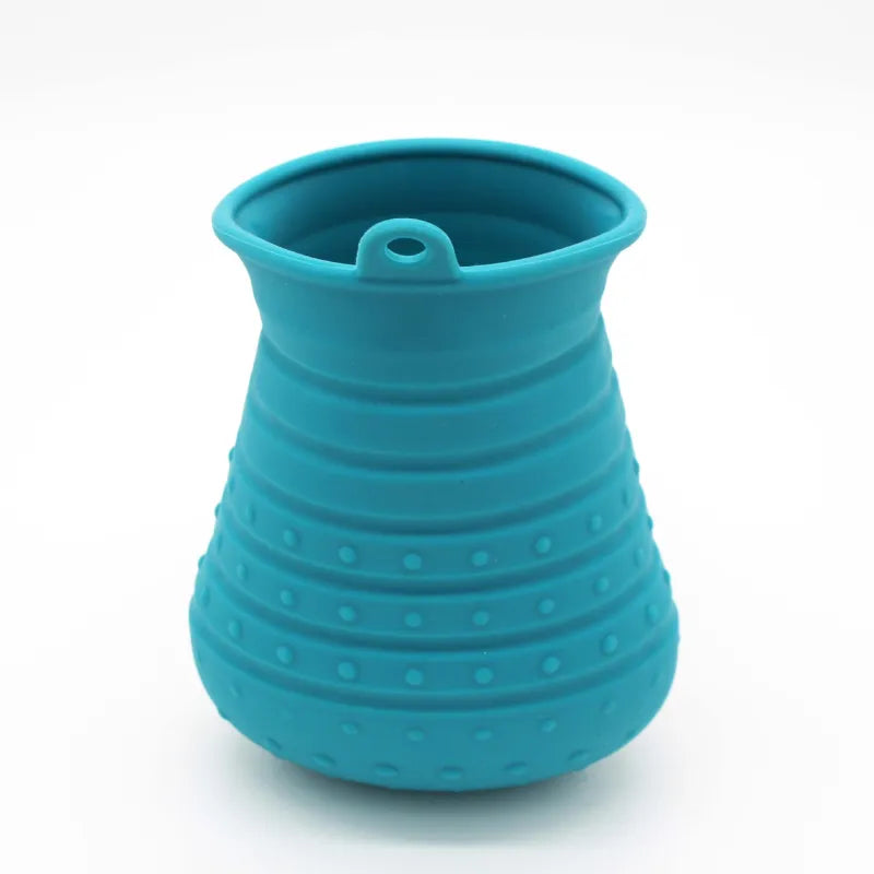 Brosse en Silicone pour Chiens avec Fonction de Massage - Soin du Pelage des Animaux Domestiques