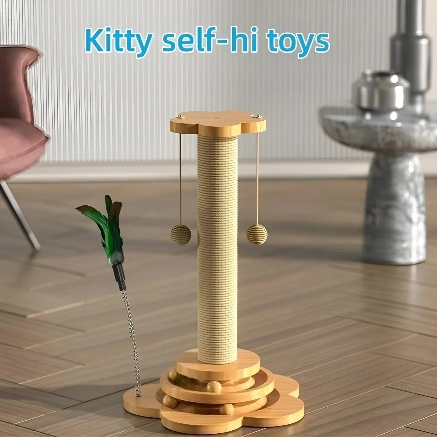 Jouets En Bois Pour Chats 24x40