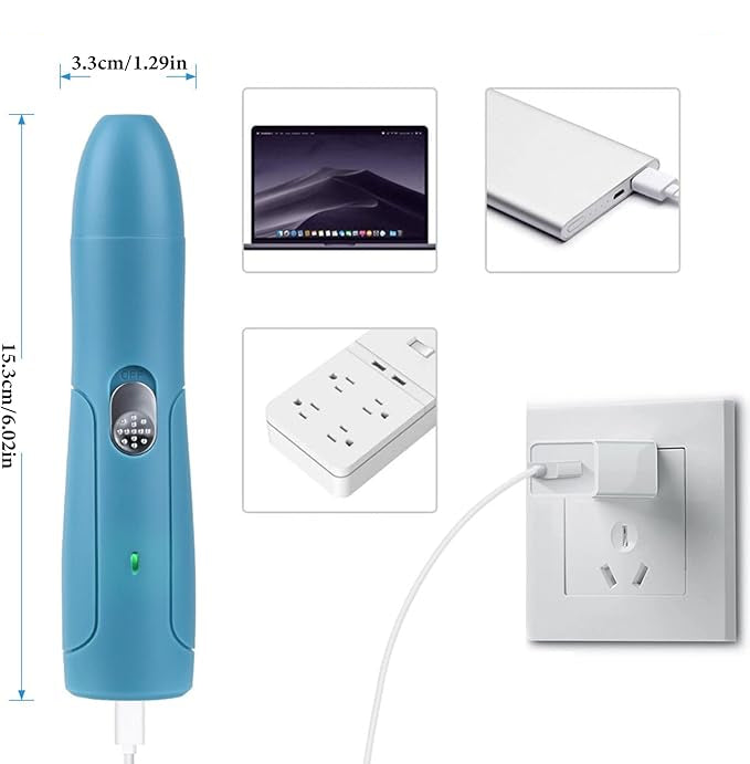 Aiguiseur De Griffes Électrique Pour Animaux De Compagnie Avec Recharge Usb