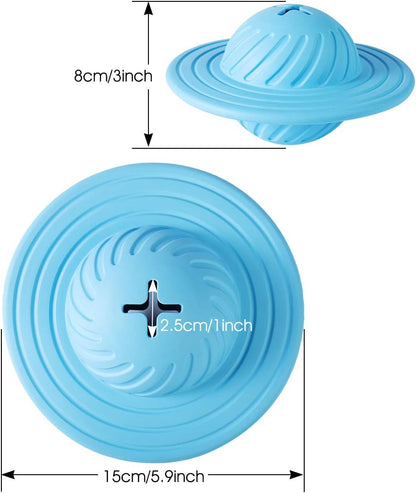 Jouet Interactif pour Chiens Ufo - Balle de Nourriture avec Distributeur de Friandises pour Chiens