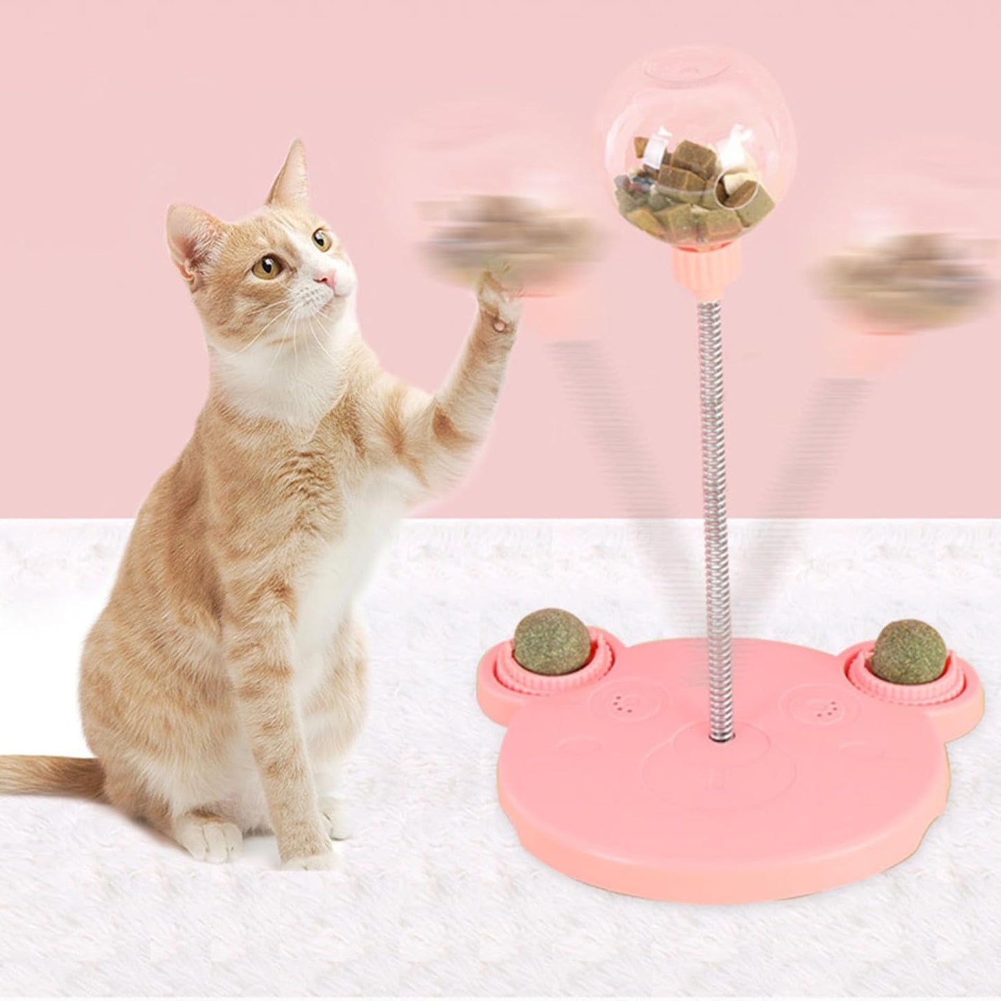 Jouet À Friandises Pour Chats Qui Vacille