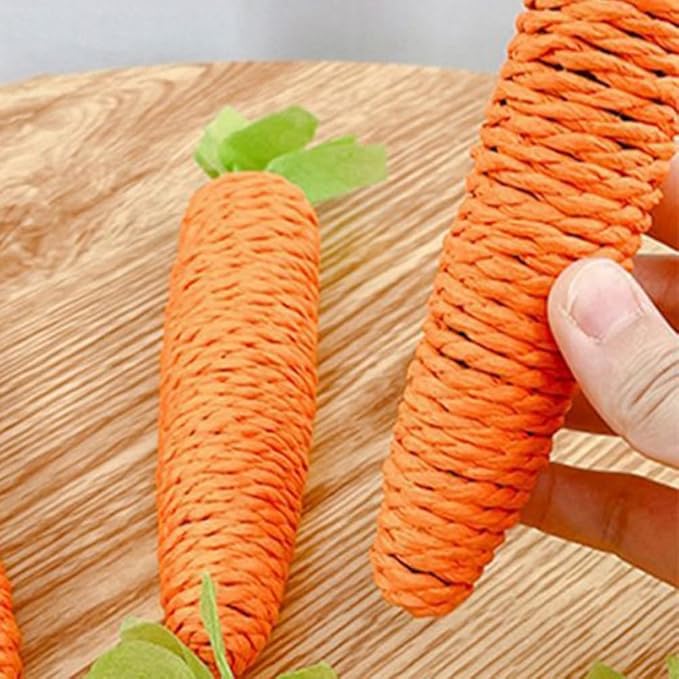 Carotte à Gratter pour Chats - Jouet Interactif en Sisal pour les Tigres de Salon Joueurs