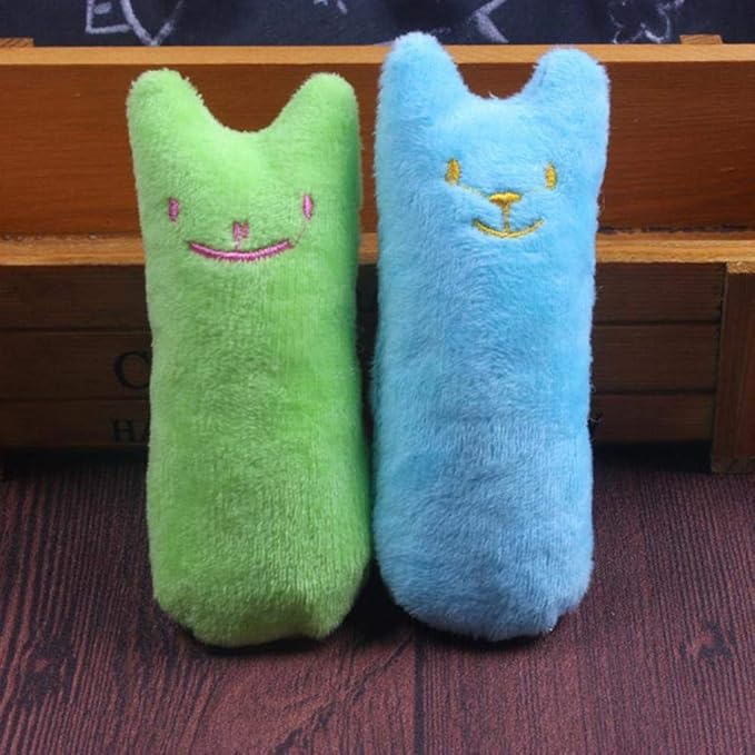 Jouet Grincement de Dents Herbe à Chat Drôle Interactif