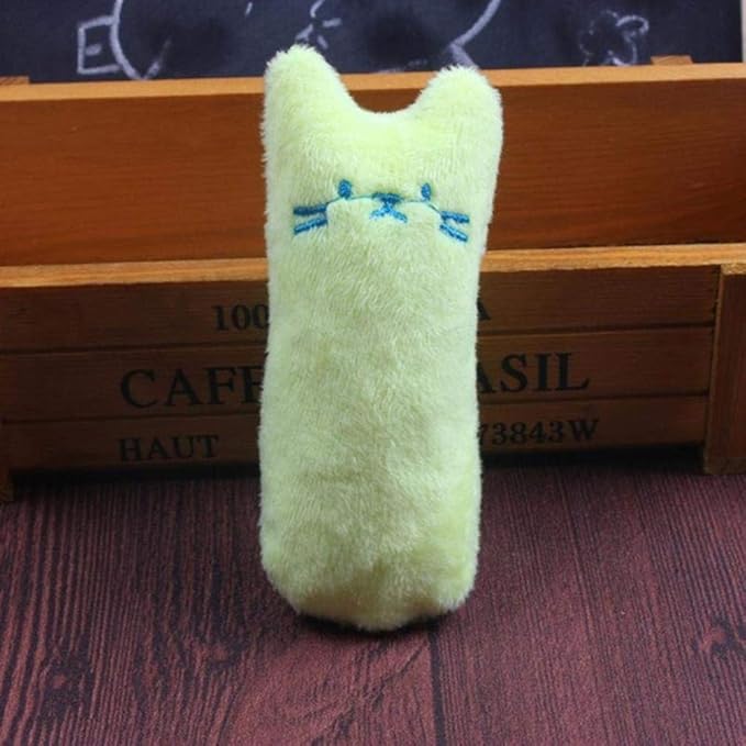 Jouet Grincement de Dents Herbe à Chat Drôle Interactif