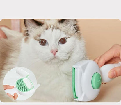 Brosse Autonettoyante Pour Le Soin Du Pelage Des Animaux De Compagnie Avec Épilation