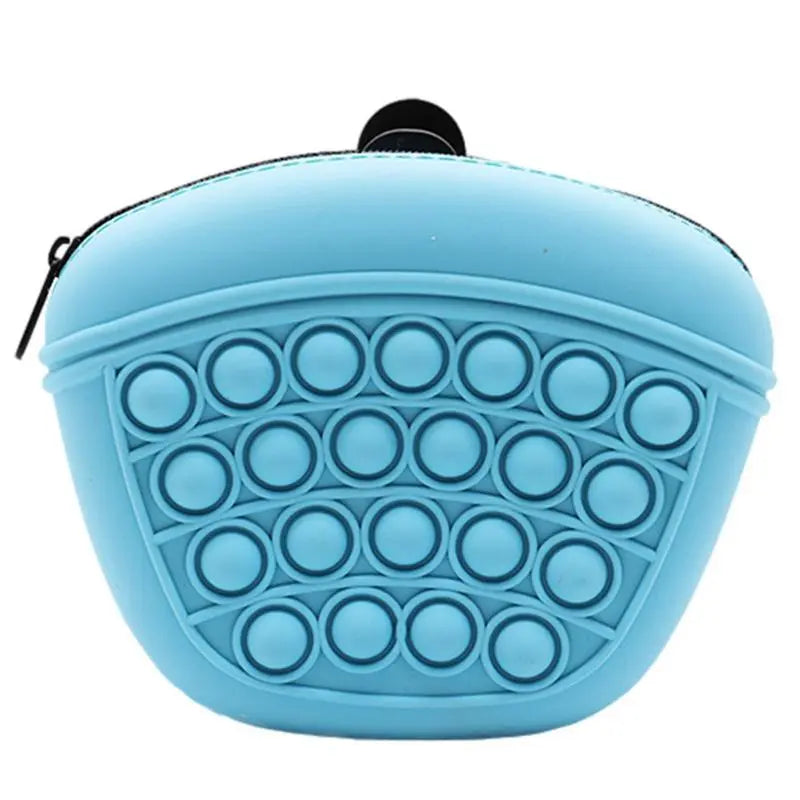Pop - It Porte-clés avec Fermeture Éclair - Jouet Anti-stress et Sac de Rangement