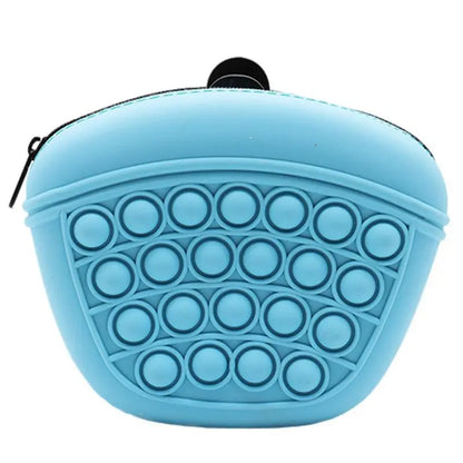 Pop - It Porte-clés avec Fermeture Éclair - Jouet Anti-stress et Sac de Rangement