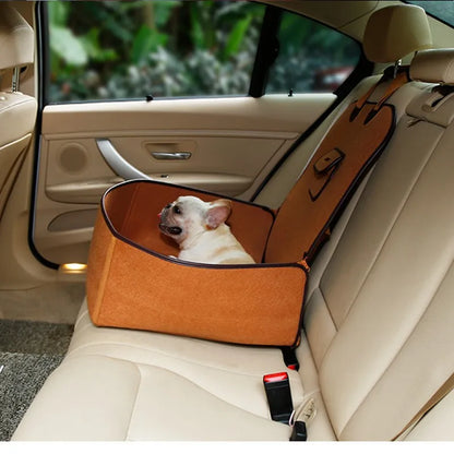 Siège pour Chien en Voiture - Siège pour Chien Confortable et Sûr pour la Voiture avec Sangle de Fixation