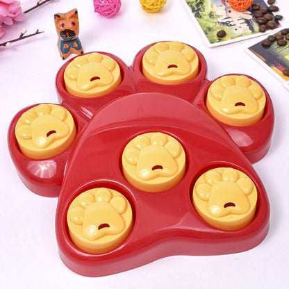 Jouets pour Chiens Station D' Alimentation avec Design de Pattes - Jouet Interactif pour Chiens pour Stimulation Mentale