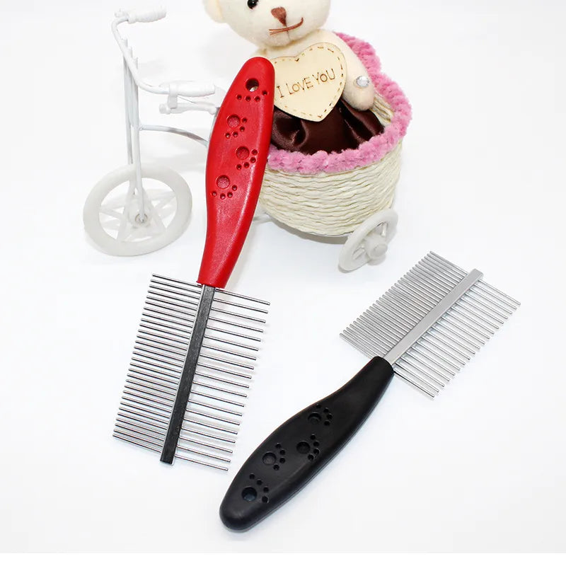 Set de Peignes de Soins Capillaires - Peignes Professionnels pour Volume et Styling en Rouge et Noir