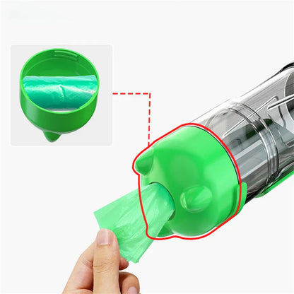 Bouteille D'eau Multifonctionnelle 3-en-1 Pour Animaux De Compagnie