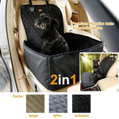 Bequee Premium Housse de Siège de Voiture Imperméable pour Animaux de Compagnie