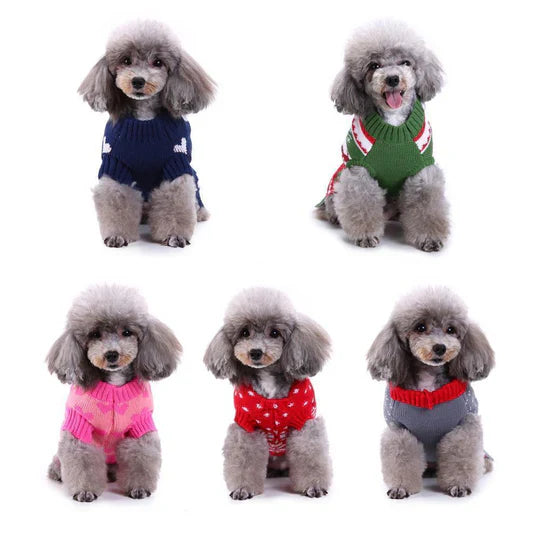 Pull de Noël pour Chiens avec Flocons de Neige