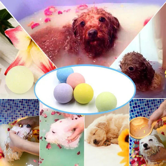 Bombe de Bain Anti-puces et Tiques pour Animaux Domestiques