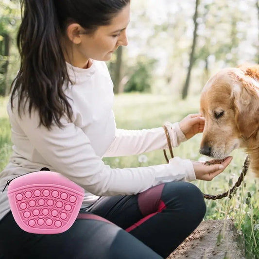 Pop - It Porte-clés avec Fermeture Éclair - Jouet Anti-stress et Sac de Rangement