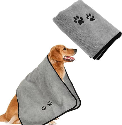 Serviette Microfibre Pour Animaux Domestiques Avec Poches Intégrées