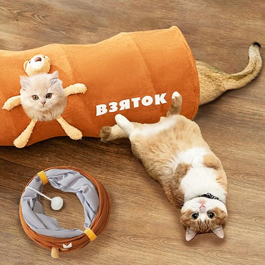 Tunnel De Jeu Pliable Pour Chat