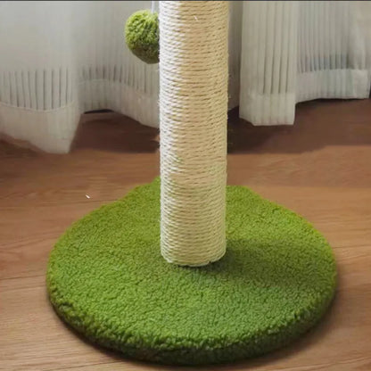 Arbre à Chat en Forme de Palmier - Arbre à Chat en Sisal avec des Balles pour Jouer
