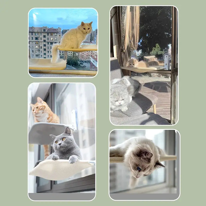 Hamac Pliable À Ventouse Pour Chats
