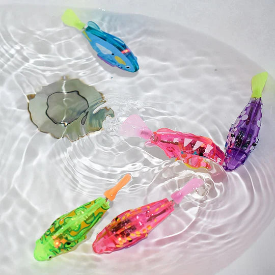 Jouets Aquatiques Interactifs - Poissons Flottants pour Animaux de Compagnie