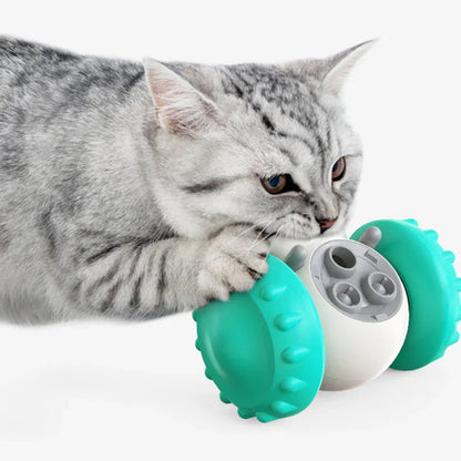 Jouet Alimentaire Interactif à Roulettes pour Animaux de Compagnie