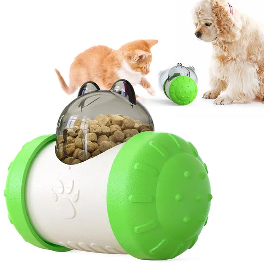 Jouet à Friandises Interactif pour Chiens et Chats - Jouet à Mâcher avec Distributeur de Nourriture