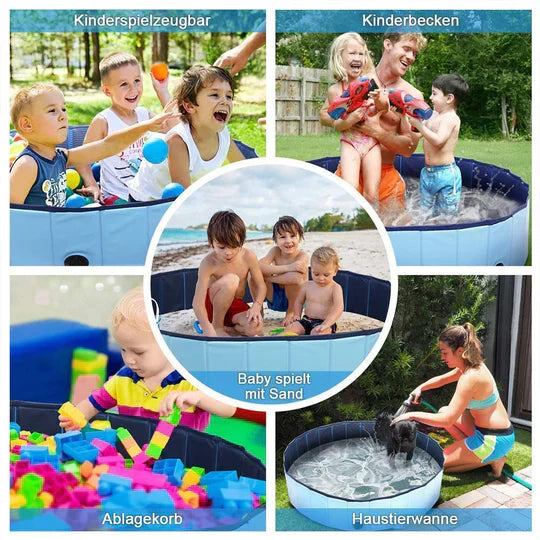 Piscine pour Chiens Pliable pour le Jardin et L' Extérieur