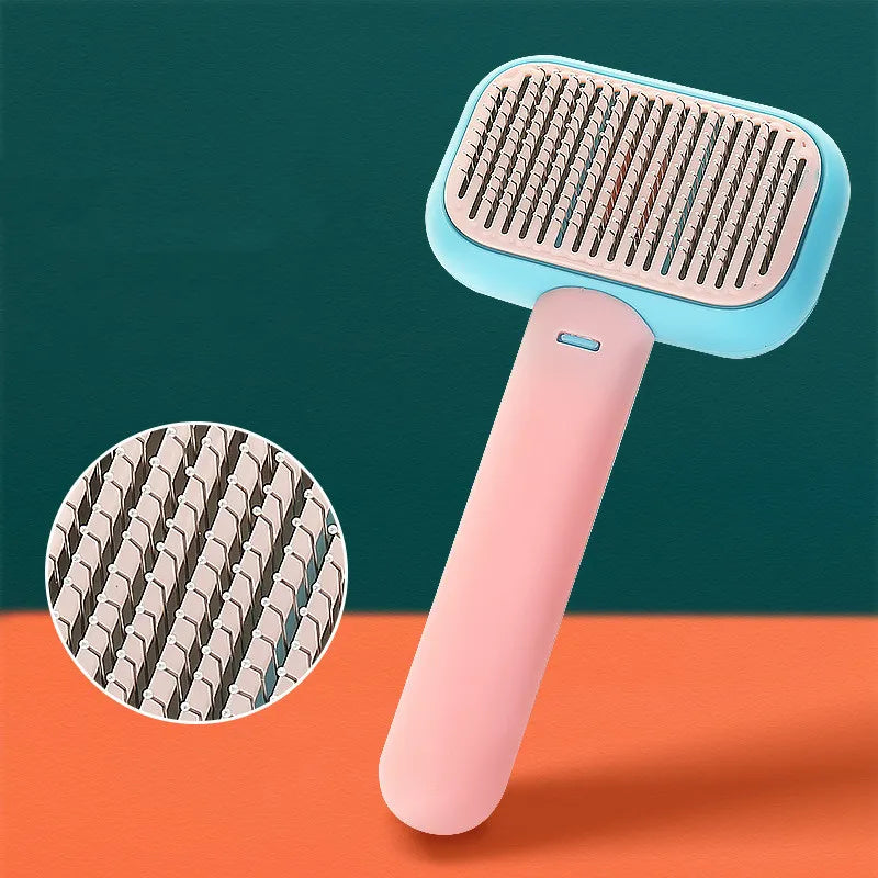 Brosse à Cheveux avec Fonction de Démêlage - Conception Innovante pour le Soulagement de la Douleur et le Démêlage Rapide