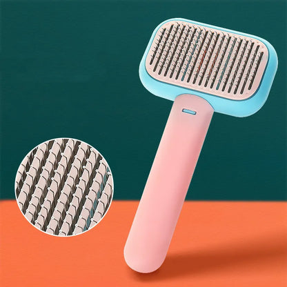 Brosse à Cheveux avec Fonction de Démêlage - Conception Innovante pour le Soulagement de la Douleur et le Démêlage Rapide