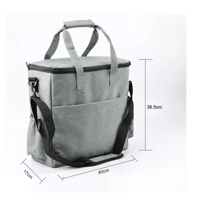 Sac De Voyage Multifonctionnel Pour Chiens - Rangement Pratique Pour La Nourriture , Les Jouets Et Les Accessoires