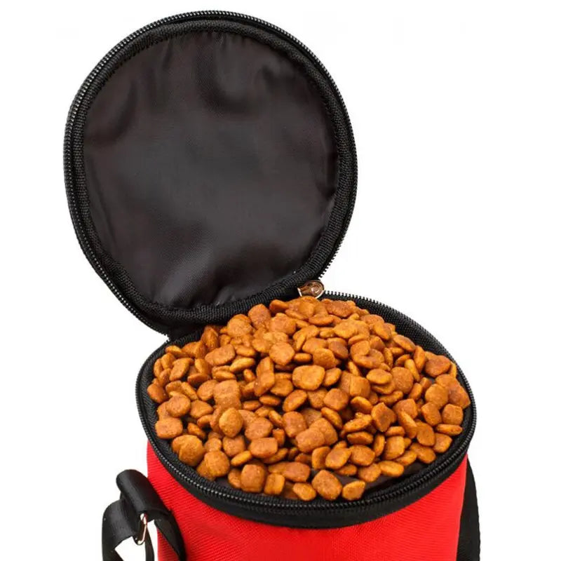 Sac de Rangement Pratique pour la Nourriture des Animaux Domestiques avec Poignée