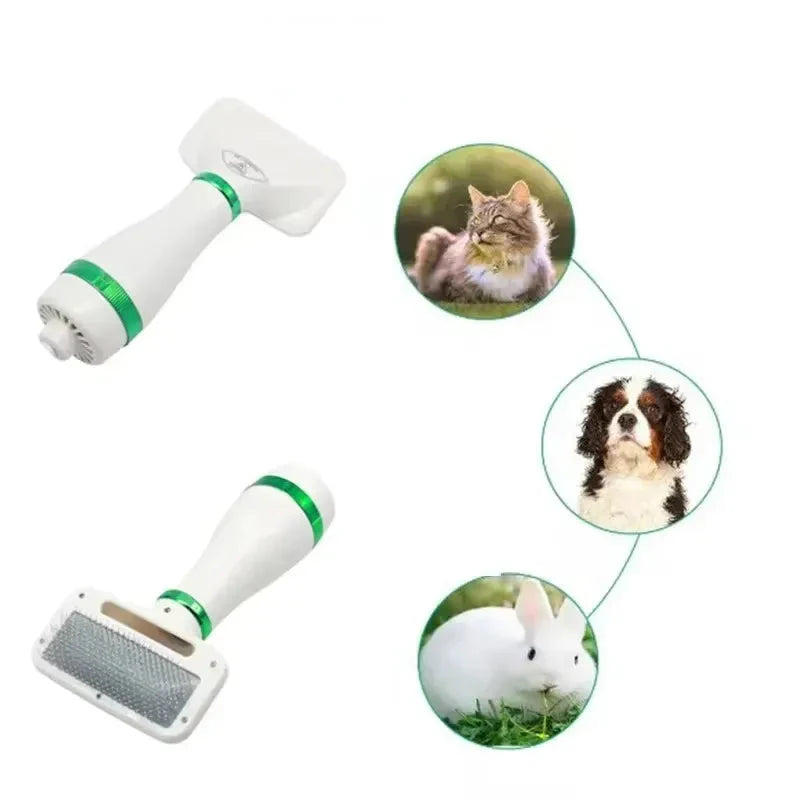 Le Peigne Multifonctionnel 3 en 1 pour Animaux de Compagnie - Sèche - Cheveux Peigne et Masseur
