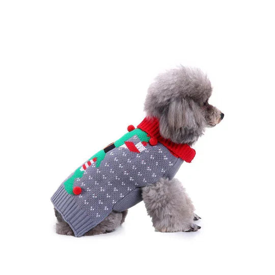 Pull de Noël pour Chiens avec Flocons de Neige