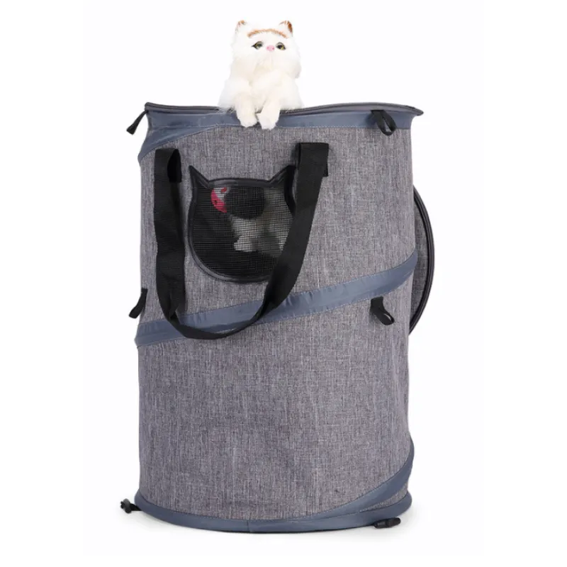 Sac de Transport Pliable pour Animaux de Compagnie - Sac de Transport Robuste pour Chats et Chiens