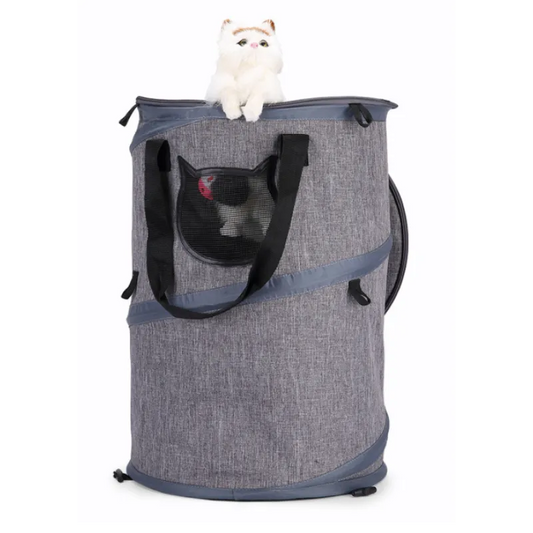 Sac de Transport Pliable pour Animaux de Compagnie - Sac de Transport Robuste pour Chats et Chiens