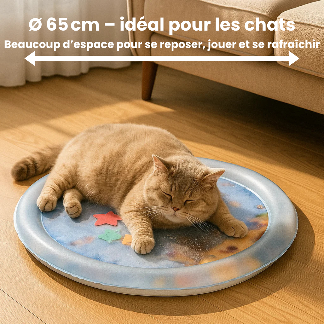 Matelas d’Eau Rafraîchissant pour Chats 2.0