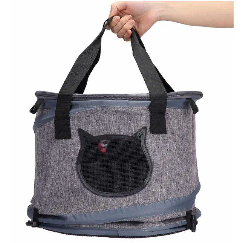 Sac de Transport Pliable pour Animaux de Compagnie - Sac de Transport Robuste pour Chats et Chiens