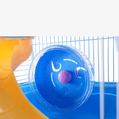 Cage pour Hamsters avec Étages et Biberon - Cage Compacte pour Rongeurs
